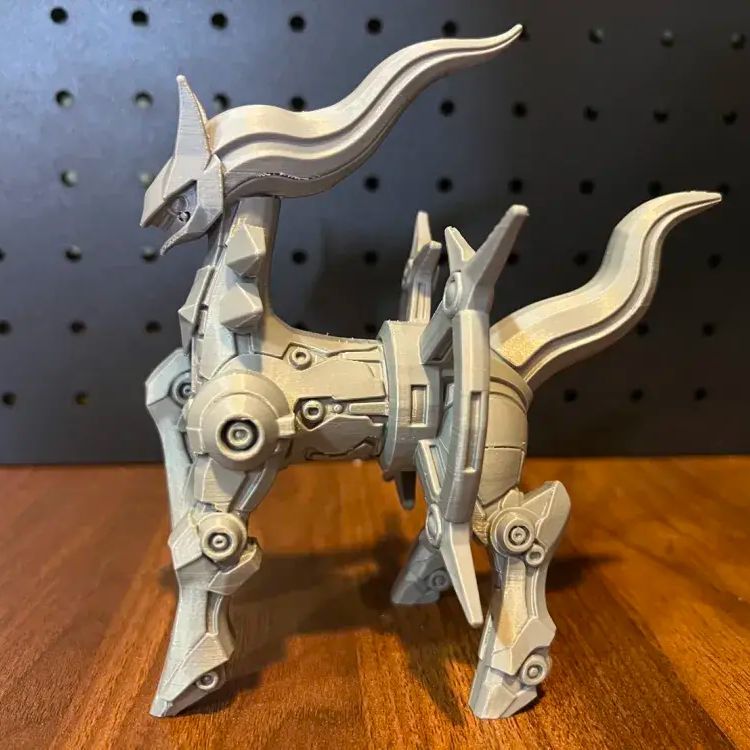 3D Printing Gundam - Механическая модель Арцеуса из Покемонов, напечатанная