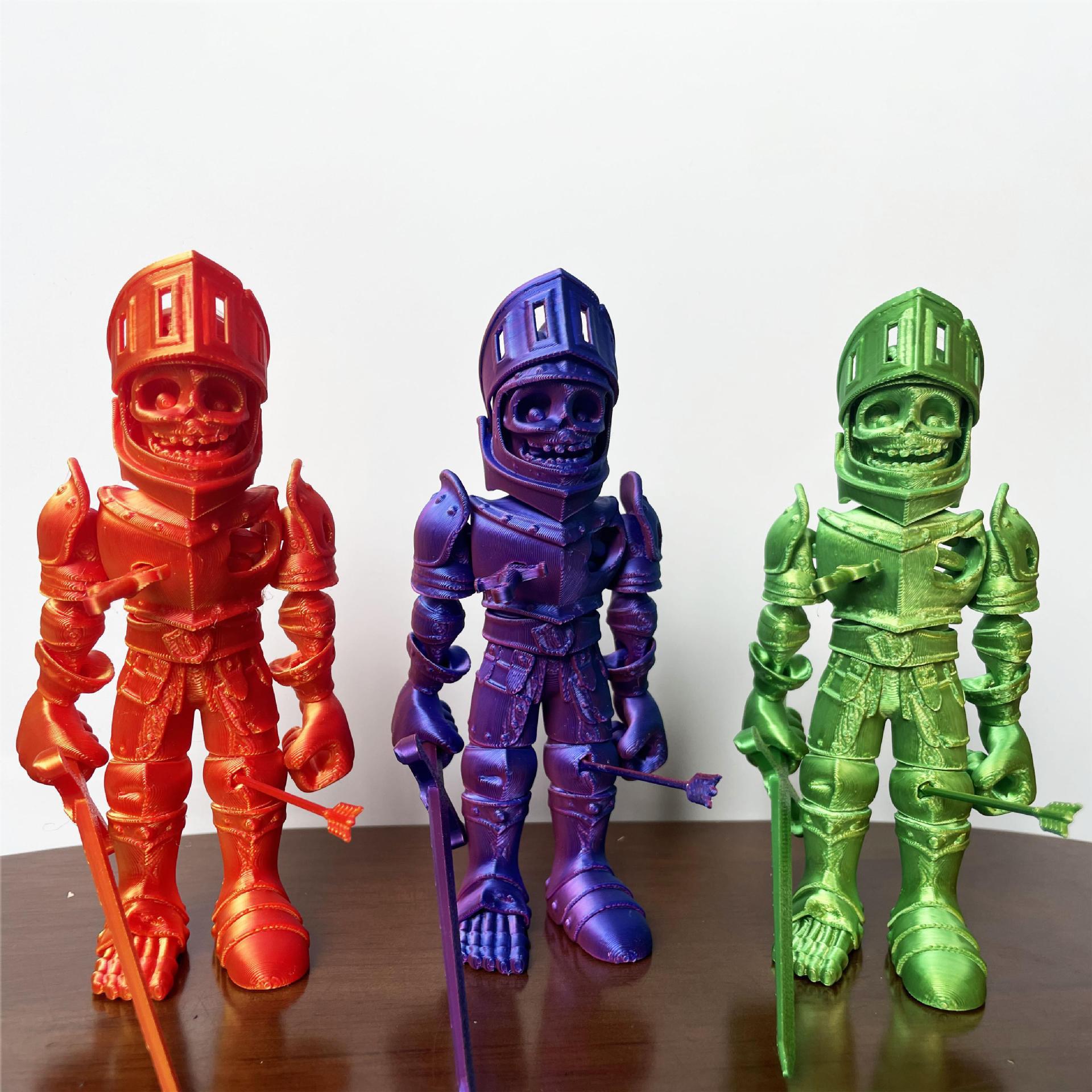 3D Printing Viral - 3D-печатный вирусский скелет, воин и зомби-солдат