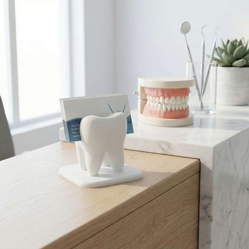 3D Printing Desk - 3D-печатный держатель для визиток в форме