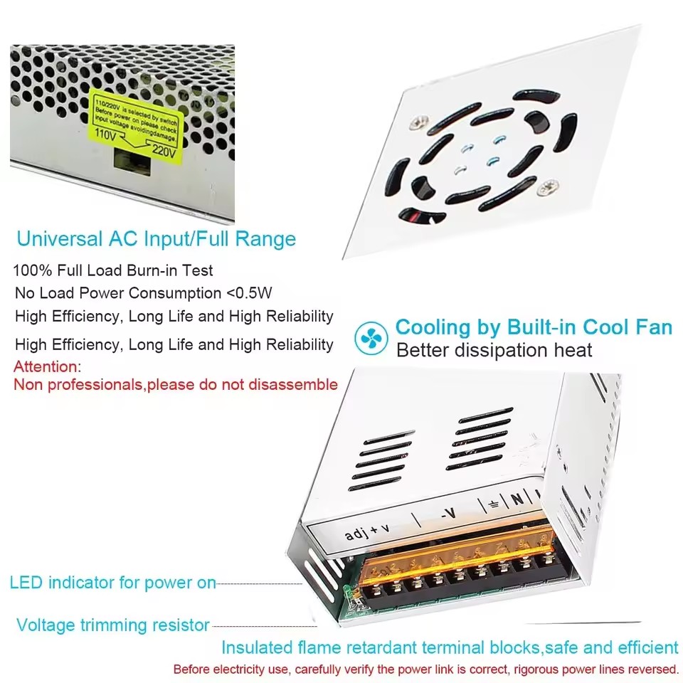 Импульсный источник питания по – обзор и цена 3D Printer Power Supply