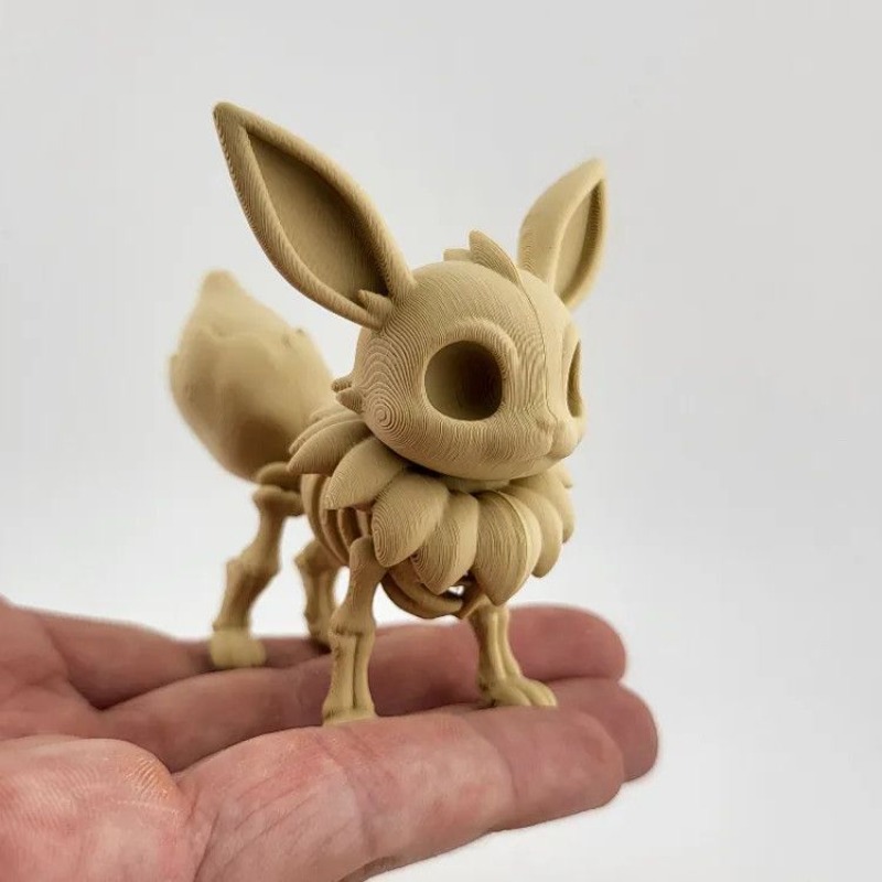 Модель скелета покемона: Эвей, – обзор и цена 3D Printing Gundam