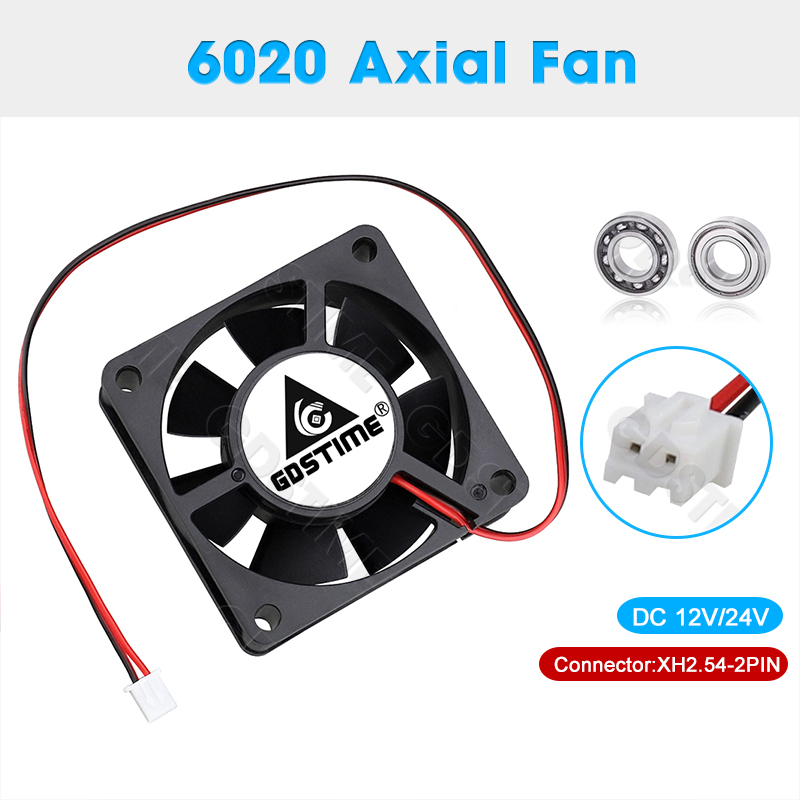 Вентилятор Gdstime 6020, 24В/1 – обзор и цена 3D Printer Power Supply
